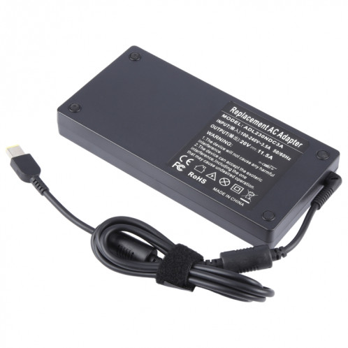 Adaptateur d'alimentation pour ordinateur portable 230 W 20 V 11,5 A pour Lenovo Big Square USB, prise : prise britannique SH1103598-08